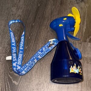 Disney Parks Blue and Yellow Cooling Fan
